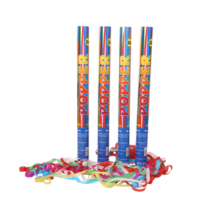 Super Safe Cotillon Paper Streamer Lanzador Confetti Party Poppers para Celebraciones Navideñas - Product Image 3