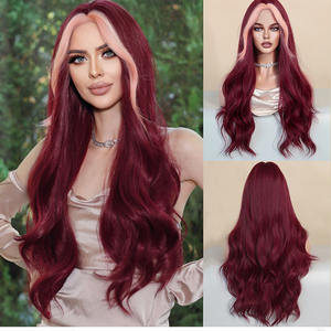 Perruques synthétiques longues et ondulées pour femmes, livraison rapide, résistantes à la chaleur, perruques en cheveux humains à la mode - Product Image 3