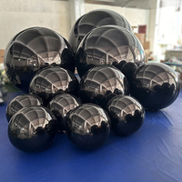 Boules miroir gonflables personnalisées OEM, sphères réfléchissantes métalliques en PVC pour la décoration de plafonds de centres commerciaux, mariages, festivals et événements
