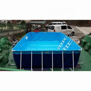<span class=keywords><strong>Piscine</strong></span> gonflable commerciale en PVC, <span class=keywords><strong>piscine</strong></span> à cadre métallique rectangulaire à vendre - Product Image 6