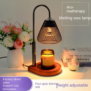 Nordic Style Home Decor Ornament Candle Warmer Lamp Electric <b>Timer</b> Candles Wax Warmers Glass Lamps Melting Warming Lantern - Product Image 6