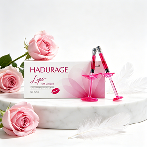 HADURAGE Lip Filler avec VB12 2x1ml <span class=keywords><strong>Injection</strong></span> d'<span class=keywords><strong>acide</strong></span> <span class=keywords><strong>hyaluronique</strong></span> pour repulper les lèvres et améliorer la couleur rouge OEM ISO&CE <span class=keywords><strong>Prix</strong></span> de gros - Product Image 1