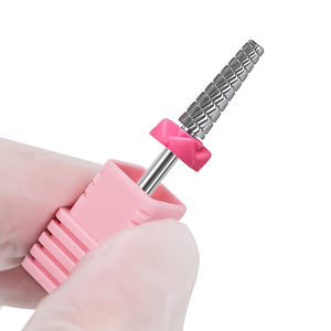 Fraise à ongles en carbure de tungstène hélicoïdale 5 en 1 pour un polissage rapide, tige de 41*4,1 mm, nettoyage des cuticules, pointes acryliques, meulage pour - Product Image 3