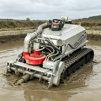 Robot de dragage submersible haute performance pour l'élimination des sédiments des ports et des bassins de quais
