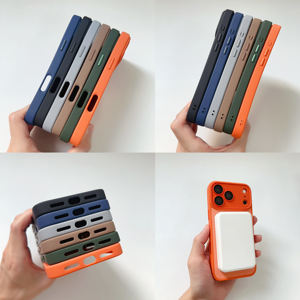 Чехол INS Style <span class=keywords><strong>2026</strong></span> с магнитным креплением и защитной пленкой для объектива, матовый, из ПК и ТПУ, для iPhone 12 13 14 15 16 17 Pro Max - Product Image 2