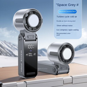 Ventilador Portátil de Mano Recargable con Batería de 5W DC5V, Diseño sin Aspas para Uso Doméstico, Viajes al Aire Libre, Camping y Oficina - Product Image 2