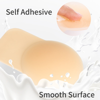 Cubrepezones de silicona de 10 cm, adhesivos reutilizables, tipo push-up, tipo sujetador sin tirantes, para pechos grandes, para traje de baño