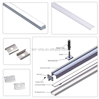 Bandes lumineuses LED PERFECT 2835 intégrées dans des profils en aluminium avec couvercle en PC Bayer allemand