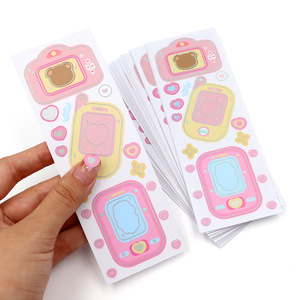 Papel <span class=keywords><strong>de</strong></span> escritura <span class=keywords><strong>de</strong></span> vinilo blanco impreso personalizado, planificador, pegatinas <span class=keywords><strong>de</strong></span> corte <span class=keywords><strong>de</strong></span> beso <span class=keywords><strong>para</strong></span> escribir su nombre en el cuaderno - Product Image 3