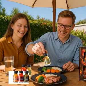 ชุดของขวัญซอสพริกเผ็ดระดับพรีเมียม รสชาติระดับกูร์เมต์ ฮาบาเนโร สกอตช์บอนเน็ต ฮาลาปิโน ซีริราชา ลุยเซียนา เคย์เอ็นเน่ พริกแดง พริกเขียว - Product Image 6