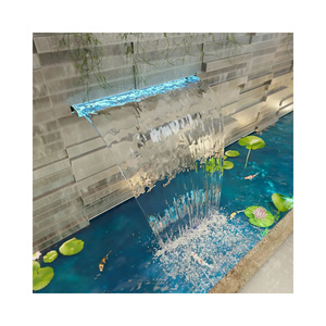 Fontana a Cascata per <span class=keywords><strong>Giardino</strong></span> Esterno Set Completo di Attrezzature per Cascata in Acciaio Inox con Pompa - Product Image 2