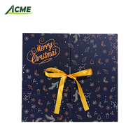 Caja de papel con calendario de Navidad con diseño de cuenta regresiva de 24 días al por mayor, regalos personalizados de aceites esenciales con acabado laminado mate