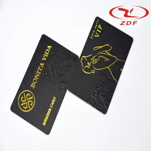 경쟁력있는 가격 심천 공장 럭셔리 전문 사용자 정의 인쇄 VIP 회원 비즈니스 기계 PVC 선물 카드