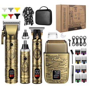 Morui tam aralık kiti yeni saç makasları profesyonel saç düzeltici burun düzeltici tüm Metal gövde ile 4 in 1 erkek tıraş makinesi Set - Product Image 1