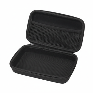 Étui étanche portable et épaissi en EVA avec fermeture éclair pour disque dur, petit modèle en cuir avec logo personnalisé - Product Image 1