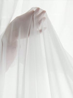 En el extranjero Spot Stock al por mayor decoración de la boda cortinas de gasa Color sólido Semi transparente sala de estar dormitorio ventanas suave