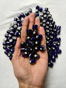 Cuentas de Vidrio de Murano de Color Personalizado (Formas Ovaladas y Redondas) para la Fabricación de Joyas - Cuentas Sueltas a Granel en Caja de la India a Precio de Mayoreo - Product Image 3