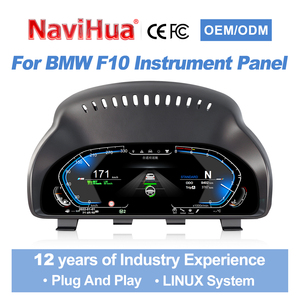 Navihua Digital LCD Speedometer for BMW F10, F11, F18, X3 F25, X4 F26, X5 F15, X6 F16, 4, 5, <b>6</b>, 7 <b>Series</b> Dashboard - Product Image 6