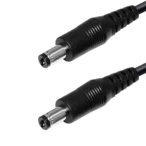 12 volt cabo de extensão de 12 v, adaptador de entrada de cabo de alimentação dc 2.5mm macho para macho