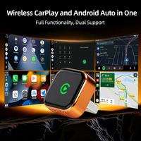 Nuevo Adaptador de Coche Portátil JMC 2 en 1 USB BT Mini con Mirror Link, Control de Volante Manos Libres, CarPlay y Android Auto