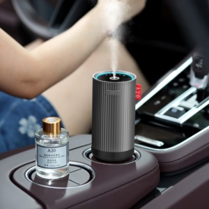 Diffuseur d'arômes sans fil intelligent pour voiture, alimenté par batterie, diffuseur de parfum 70 ml, diffuseur de parfum pour véhicule avec démarrage et arrêt automatiques - Product Image 2