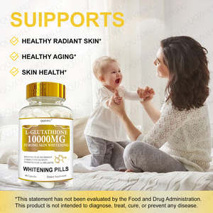 Cápsulas Blanqueadoras de Piel con L-Glutatión 10000MG OEM/ODM, con Extractos Naturales, Favorece la Reducción de <span class=keywords><strong>Melanina</strong></span>, 60 Cápsulas, Promueve la Salud - Product Image 6