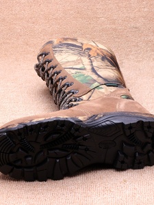 Bottes de randonnée imperméables pour la montagne et la moto, bottes de chasse de <span class=keywords><strong>style</strong></span> <span class=keywords><strong>militaire</strong></span> à tige haute, bottes en daim pour hommes absorbant les chocs - Product Image 2