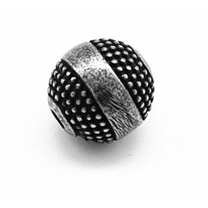 yunnique Stainless Steel <b>Spacer</b> Beads Round Black Plated For Bracelet Making DIY Jewelry Accessories Wholesale - Product Image 2