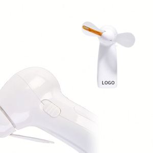 Mini ventilateur LED clignotant personnalisé, cadeaux promotionnels portables, ventilateur à main avec message LED et logo - Product Image 3
