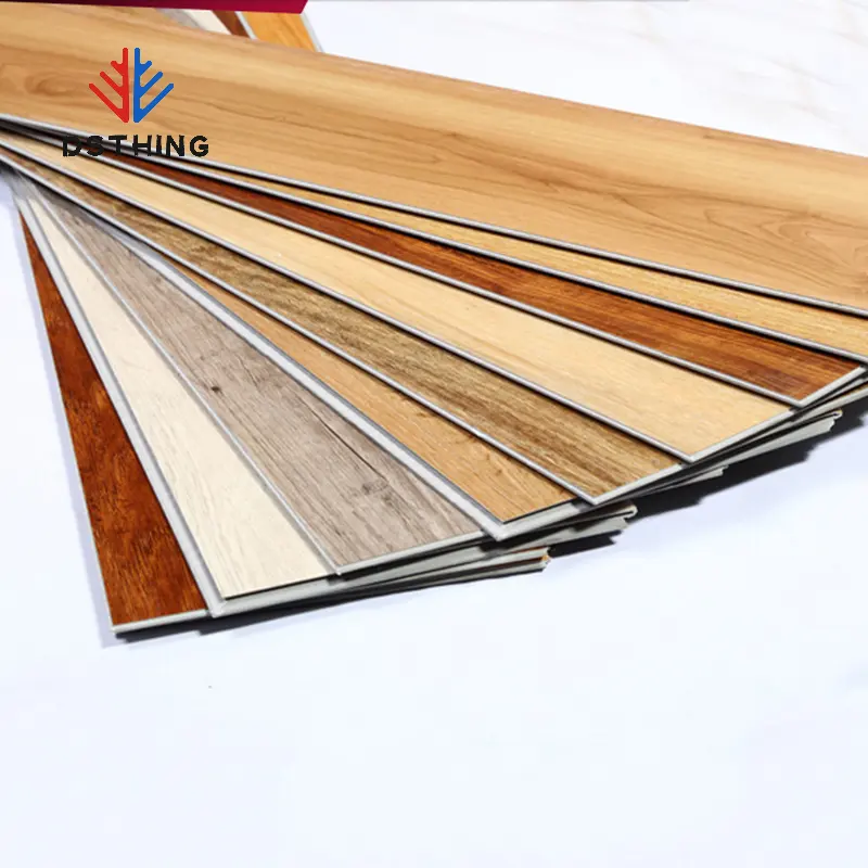 SPC 고급 플라스틱 바닥 PVC SPC LVT LVP 비닐 판자 바닥 가정 장식