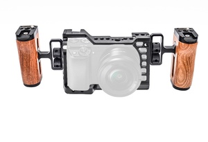 Nhà Máy Giá Hợp kim nhôm bảo vệ Giàn Khoan khung Gimbal máy ảnh Cage cơ sở cho Sony <span class=keywords><strong>A6000</strong></span>/6300/6400/6500 - Product Image 5