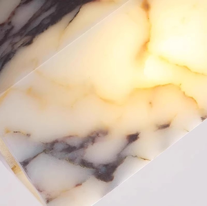 JACKSUNイタリアンスタイルスクエア大理石ベッドサイドウォールSconceホールウェイキュービックブロックウォールランプアクセントゲストハウス防水ウォールランプ - Product Image 4