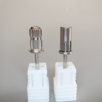 Nouvelles mini-embouts de ponceuse à ongles électriques en acier inoxydable, mandrin de ponçage, petit et grand mandrin de ponçage, mini-bande de ponçage pour ongles