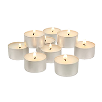 Bougies chauffe-plat sans parfum, 6 heures de combustion, bougies chauffe-plat blanches pour mariage, fête, décoration de la maison