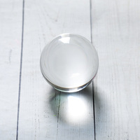 Honneur de cristal 30MM boule de cristal clair boule de verre décorative ornements Feng Shui Globe Miniature cadeaux décoration de la maison