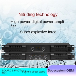 Bộ khuếch đại công suất kỹ thuật số công suất cao chuyên nghiệp âm thanh sau sân khấu tinh khiết Hifi da802 Model 2000wx4 - Product Image 5