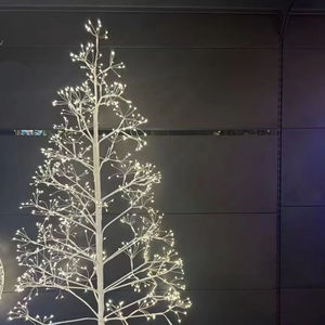 Meilleures ventes Nouvelle décoration de Noël Arbre <span class=keywords><strong>LED</strong></span> H <span class=keywords><strong>120</strong></span> <span class=keywords><strong>cm</strong></span> Cadre en métal Fil de cuivre blanc chaud Lumière d'arbre pour fête de jardin Décoration - Product Image 1