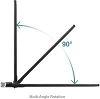 Antenne LTE 4G à bande complète avec connecteur SMA mâle, plage de fréquences 698 MHz~2700 MHz, antenne externe LTE 4G pour routeur ou caméra