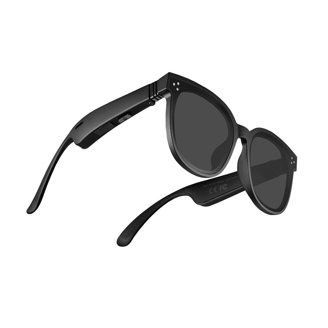Smart Glasses GL5, Blue/tooth 5.3 Translation Glasses with Open Earphone Speakers and Voice Assistant Compatibility