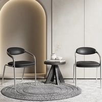 Chaise de café scandinave moderne VL avec structure métallique, mobilier confortable pour salle à manger, chaises et table pour hôtels