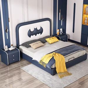 Lit de rangement moderne de luxe de haute qualité en gros 2026, lit doux avec rangement pour enfants, hôtel - Product Image 4