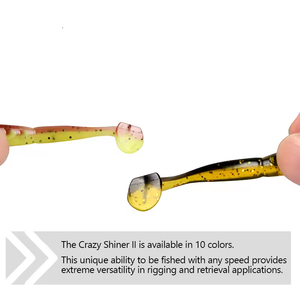 Crazy Shiner II 80mm Leurre Souple Artificiel <span class=keywords><strong>pour</strong></span> la Pêche, Appât <span class=keywords><strong>pour</strong></span> Prédateurs, <span class=keywords><strong>pour</strong></span> Brochet et Black-bass - Product Image 4