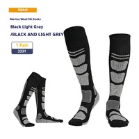Hiver Nouveau Randonnée Alpinisme Ski Chaussettes Crew Tricoté Laine Mérinos Epaisse Long Tube Vente en Gros