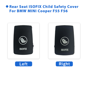 52207368414 Tapa de ranura de anclaje ISOFIX para seguridad infantil en el asiento trasero para <span class=keywords><strong>BMW</strong></span> <span class=keywords><strong>MINI</strong></span> <span class=keywords><strong>Cooper</strong></span> S JCW F55 F56 R55 Accesorios para piezas de automóvil - Product Image 3