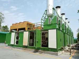 Turbine à gaz naturelle industrielle 500kW 600kW 800kW 900kW 1000kW Générateur à piston à gaz alimenté par un moteur Baudouin Jichai