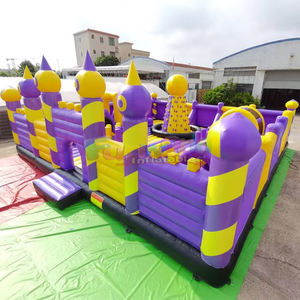 Aire de jeux gonflable géante d'extérieur, grand château gonflable, parc à thème, structure de jeux gonflable commerciale - Product Image 1