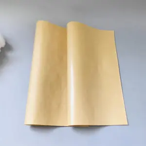 Rolo de papel adesivo de silicone marrom revestido, à prova de umidade e óleo