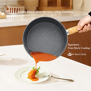 <span class=keywords><strong>Set</strong></span> di Pentole di Lusso in Alluminio con Rivestimento Antiaderente in Ceramica, Padelle e Casseruole Classiche per Cucina Domestica con Logo Personalizzato e Coperchio in Vetro - Product Image 2