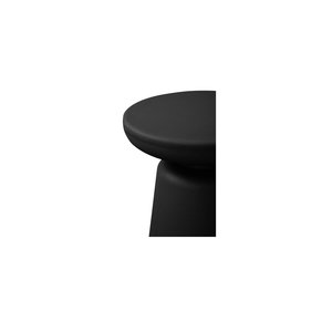 Modern <b>Round</b> Outdoor Side <b>Table</b> with Pedestal Base | Weather-Resistant Patio Accent <b>Table</b> | <b>Garden</b> & Balcony End <b>Table</b> - Product Image 5