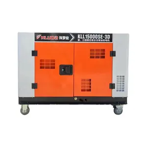 Set generator portabel ultra hening dapat disesuaikan, generator diesel ISO CE, diproduksi di Cina